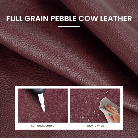 Genuine Leather Slouchy Hobo Purses for Women, Top Grain Real Leather Tote Handb - Picture 3 of 7